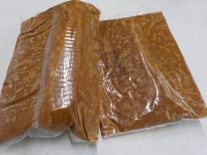 lot 428 image: 2 5 lb. frozen bags taco sauce with...