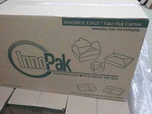 lot 437 image: Case of Inno Pak Take-Out cartons, ...