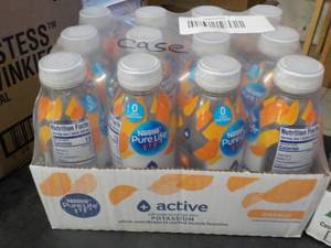 lot 445 image: Case of 12 bottles Nestles Pure Li...