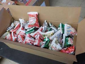 lot 450 image: Case of 48 Kathy Kaye Popcorn Balls...