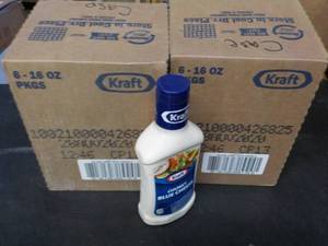 lot 454 image: 12 16 oz. bottles Kraft Chunky Blue...