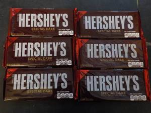 lot 464 image: 6 4.25 oz. bars Hersheys Special D...
