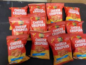 lot 473 image: 12 2 oz. bags Ritz Cheese Crispers ...