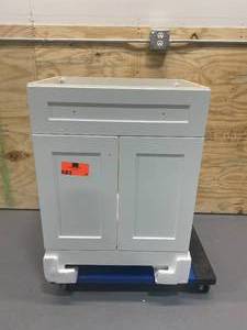 lot 55 image: Bathroom Vanity (white) 24 38 W x 32 T x 18 58 D