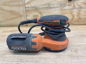 lot 58 image: RIDGID 3 Amp Corded 5 in. Random Orbital Sander with AIRGUARD Technology