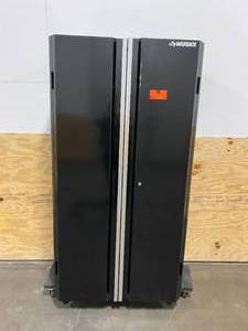 lot 92 image: HUSKY 36 in. W x 72 in. H x 24 in. D Steel Garage Gear Cabinet