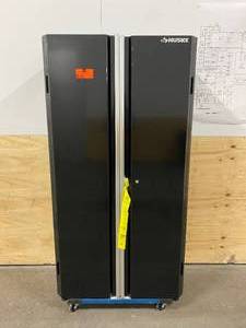 lot 100 image: HUSKY 72 in. H x 36 in. W x 18 in. D Steel Tall Garage Cabinet
