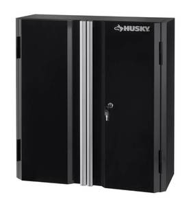 lot 110 image: HUSKY 29 in. H x 28 in. W x 12 in. D Steel Garage Wall Cabinet