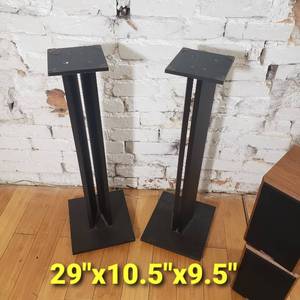 lot 28 image: Paradigm Pedestal Speakers