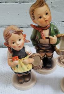 lot 55 image: Collection of 4 Vintage Hummel Figurines  1958 to 1960