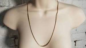 lot 33 image: 14K Gold Chain Necklace  24 Inches, 9 Grams