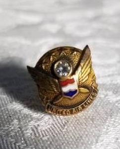 lot 62 image: United Air Lines Service Pin 10K