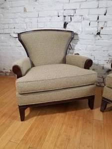 lot 3 image: Chic Stanford Furniture Armchairs, set B