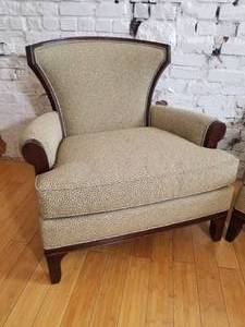 lot 2 image: Chic Stanford Furniture Armchairs, set A
