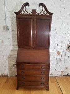lot 10 image: Gorgeous Antique Secretary by Skandia Furniture Co.