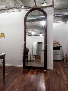 Rare 10ft Tall Custom Antique Mirror Made From Church Windows (valued  $1,750) II