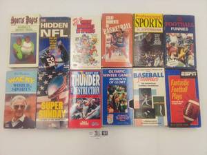 lot 197 image: VHS Sports Bundle