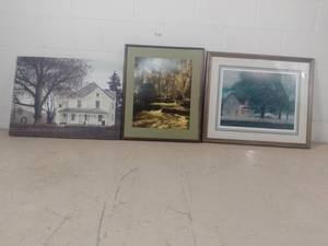 lot 250 image: Country Home Framed Art Prints Bundle