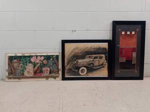lot 262 image: Custom Framed Art