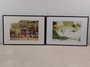 lot 266 image: Original Framed Fashion Prints