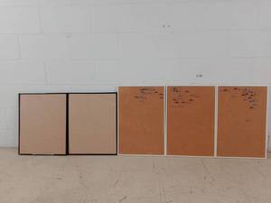 lot 269 image: Large Cork Bulletin Boards and Frames