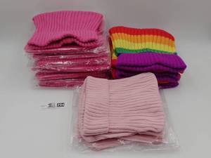 lot 294 image: 24 Pink and Rainbow Hat Bundle