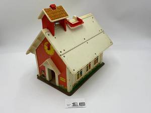 lot 300 image: Vintage Fisher Price Little People Play Family School House