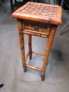 lot 27 image: Super Cool Bamboo Side TablePlant ...