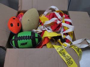 lot 62 image: Flag Football starter kit Contains...