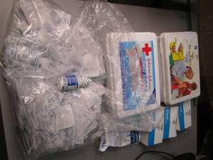lot 68 image: Lot of First Aid Kits and extra bag...