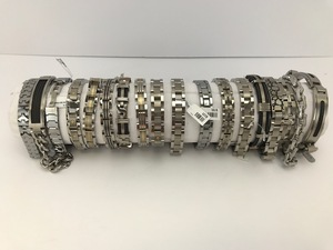 lot 1 image: NO RESERVE - 15 Luxury Mens Bracelets  Stand- Retail $2000