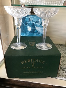 lot 51 image: Heritage Irish Crystal - Mouth Blown Glassware - Handcut in Ireland