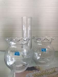 lot 52 image: Glass Candle Holders (Lot of 3)