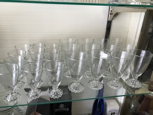 lot 62 image: Matching Glassware Set - Tall & Short (Lot of 24)