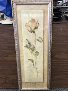 lot 83 image: Rose - Framed Print