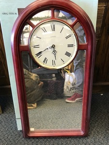 lot 106 image: Linden Palladian Mirror Wall Clock #1