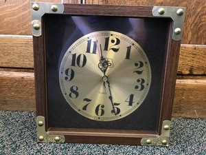 lot 108 image: Vintage Square Wall Clock