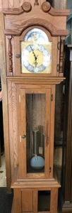lot 109 image: Handmade Grandfather Clock