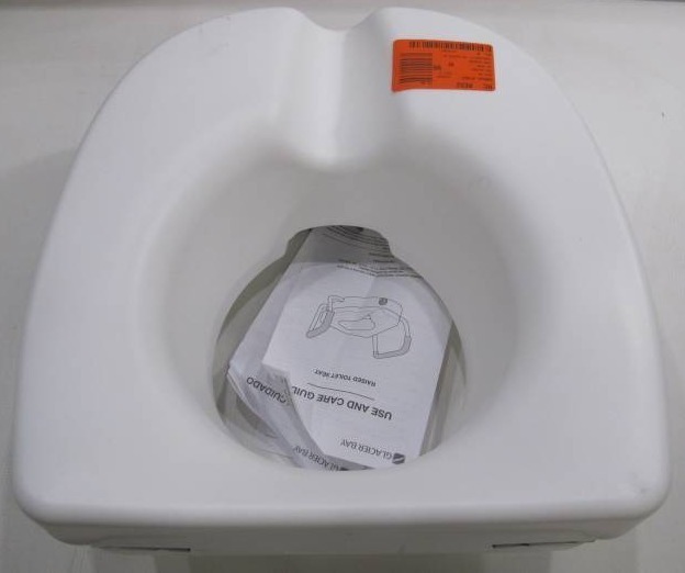 lot 24 image: Glacier Bay ElevatedRaised Toilet Seat