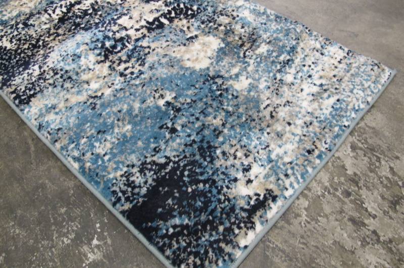lot 166 image: Art Carpet Carmel 2ft x 7ft Carmel Blue Runner Rug Made in Turkey