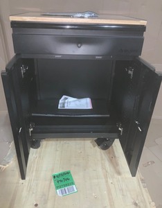 Husky heavy Duty Welded 28 in. D 20-Gauge Free Standing 1 - drawer 2- Doors Steel Garage Base Cabinet. SEE PICTURES