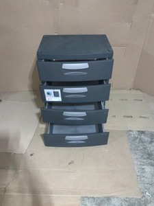 Sterilite 35.5  4-drawer plastic chest