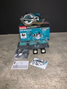 Makita 18-volt-x2 lxt 5Ah lithium-ion 36volt brushless cordless rear handle circular saw kit. see pictures