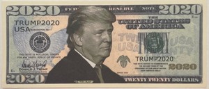 lot 44 image: Trump 2020 Note