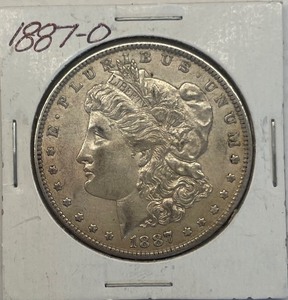 lot 22 image: 1887-O Morgan Silver Dollar