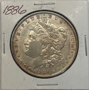 lot 23 image: 1886 Morgan Silver Dollar