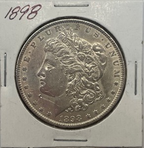 lot 37 image: 1898 Morgan Silver Dollar