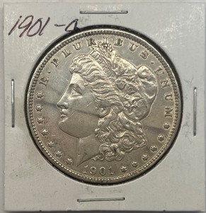 lot 27 image: 1901-O Morgan Silver Dollars