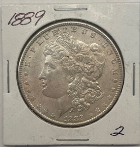 lot 28 image: 1889 Morgan Silver Dollar