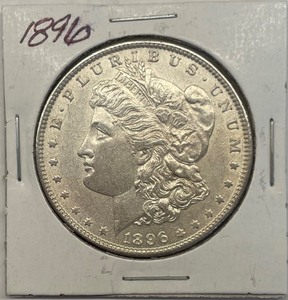 lot 29 image: 1896 Morgan Silver Dollar